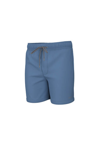 Huk Fishing Youth Pursuit Volley Shorts for Boys in Blue
