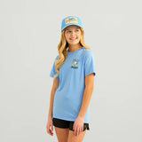 Huk Fishing Youth Rad Series T-Shirt for Girls in Blue