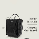 Hulken Large Rolling Tote in Black