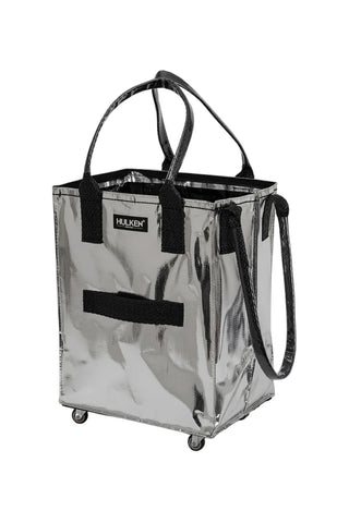 Hulken Medium Rolling Tote in Silver