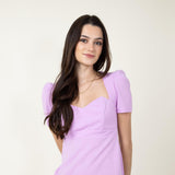 Hyfve Sweetheart Neckline Dress for Women in Purple