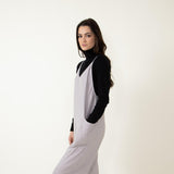 Illa Illa Ribbed Knit Onesie Jumpsuit for Women in Grey