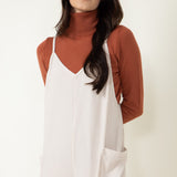 Illa Illa Ribbed Knit Onesie Jumpsuit for Women in Ivory