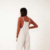 Illa Illa Ribbed Knit Onesie Jumpsuit for Women in Ivory