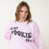 In My Pookie Era Oversized Graphic Sweatshirt for Women in Pink