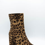 IVY-1 Block Heeled Booties for Women in Leopard