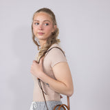 Brynee Satchel Bag for Women in Natural 