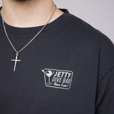 Jetty Dive Bar T-Shirt for Men in Black