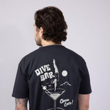 Jetty Dive Bar T-Shirt for Men in Black