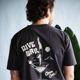 Jetty Dive Bar T-Shirt for Men in Black
