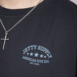 Jetty Division T-Shirt for Men in Black