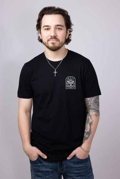 Jetty Thrash T-Shirt for Men in Black