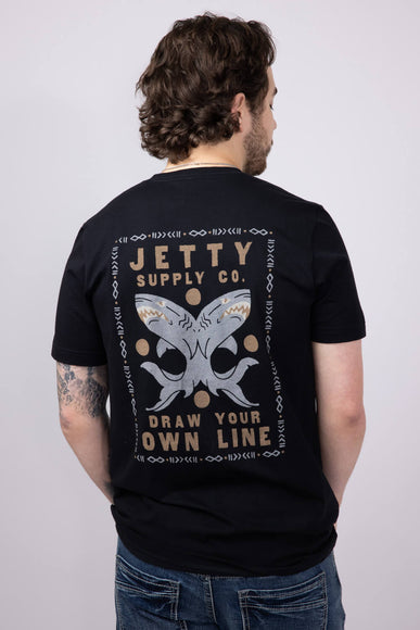 Jetty Thrash T-Shirt for Men in Black