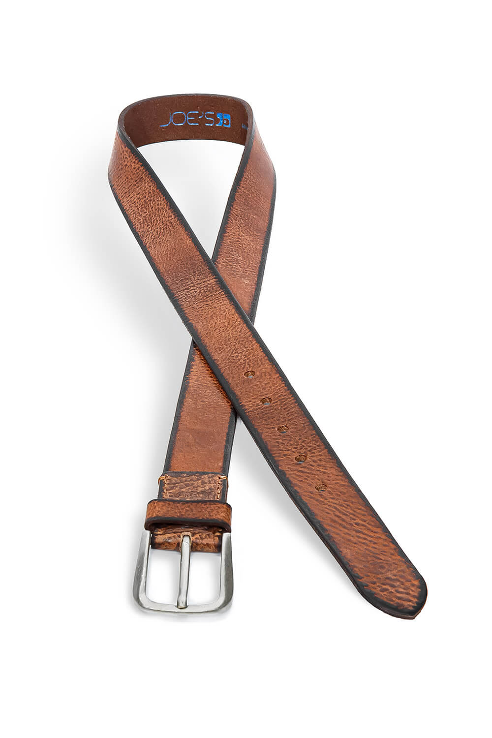 Leather Belt for Men in Cognac