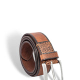 Leather Belt for Men in Cognac