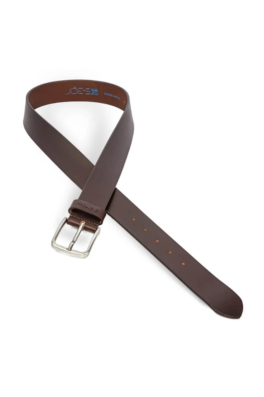 Smooth Leather Belt for Men in Cognac