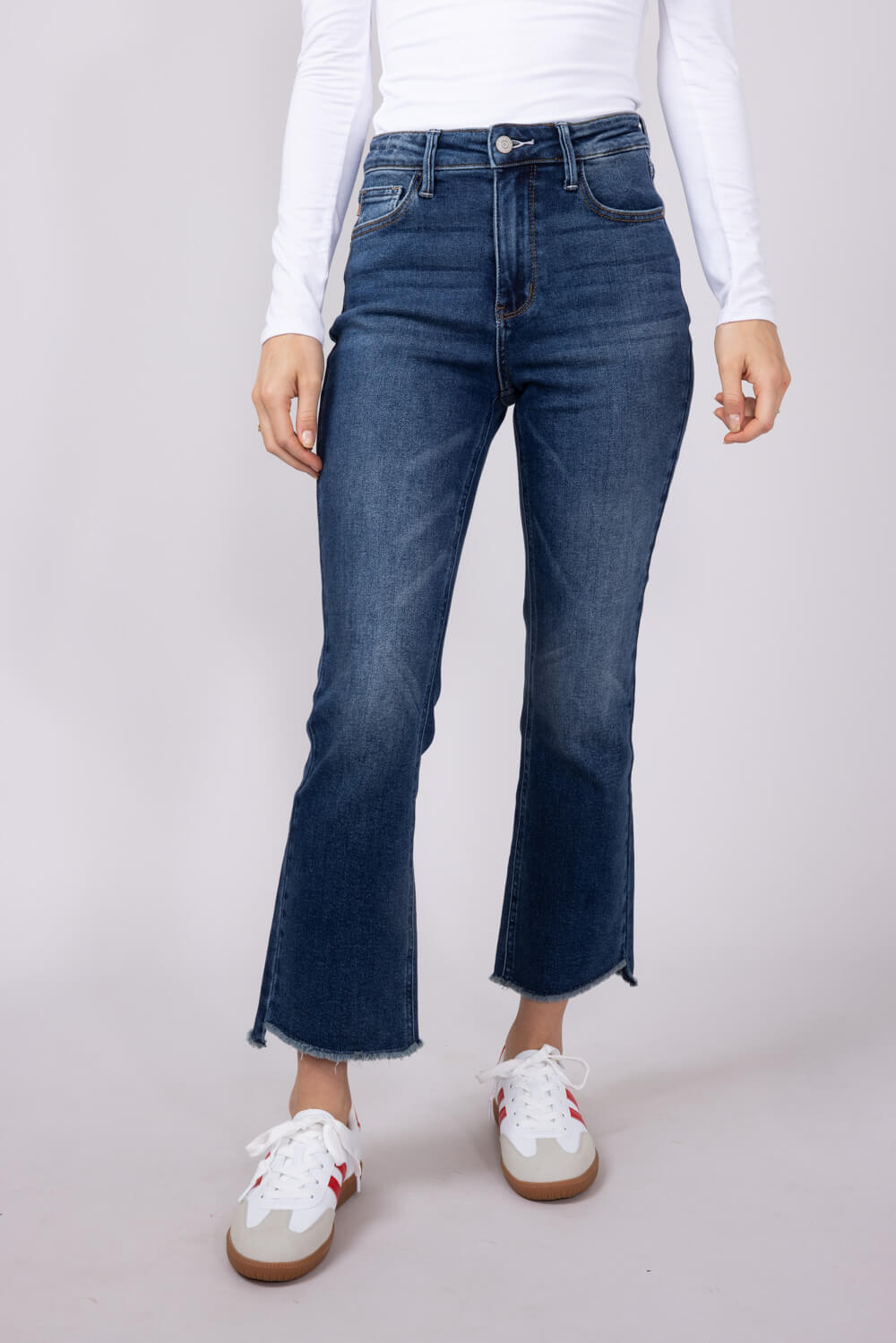 Judy Blue High Rise Vintage Kick Flare Jeans for Women