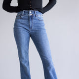Judy Blue High Rise Fray Hem Bootcut Jeans for Women