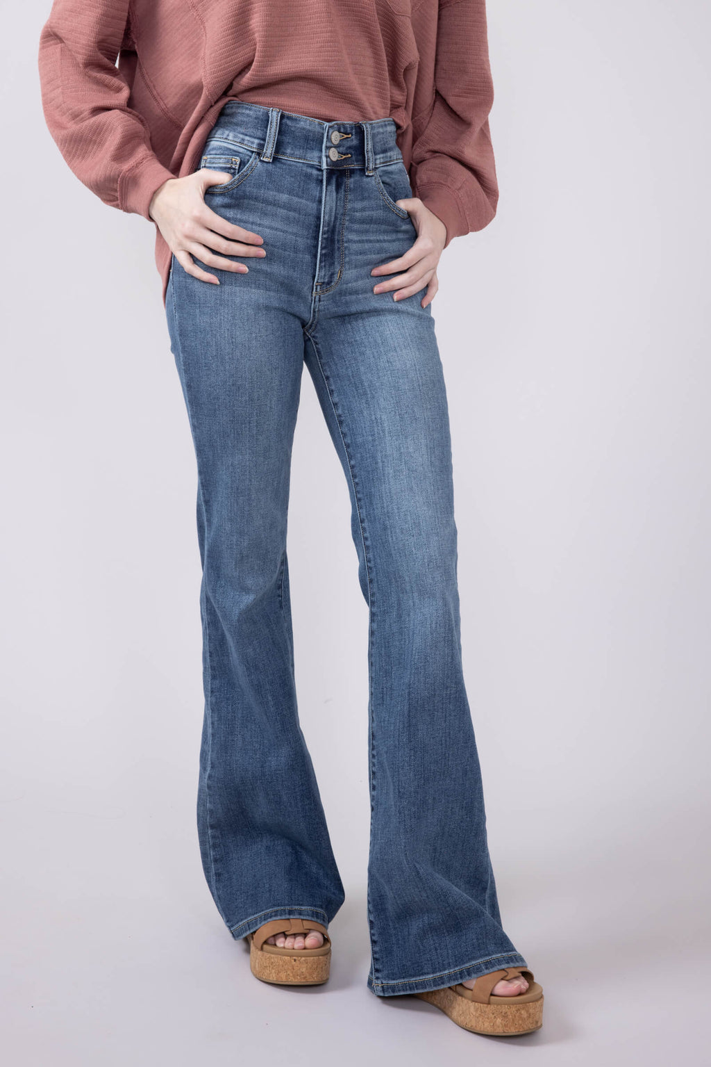 Judy Blue High Rise Flare Jeans for Women