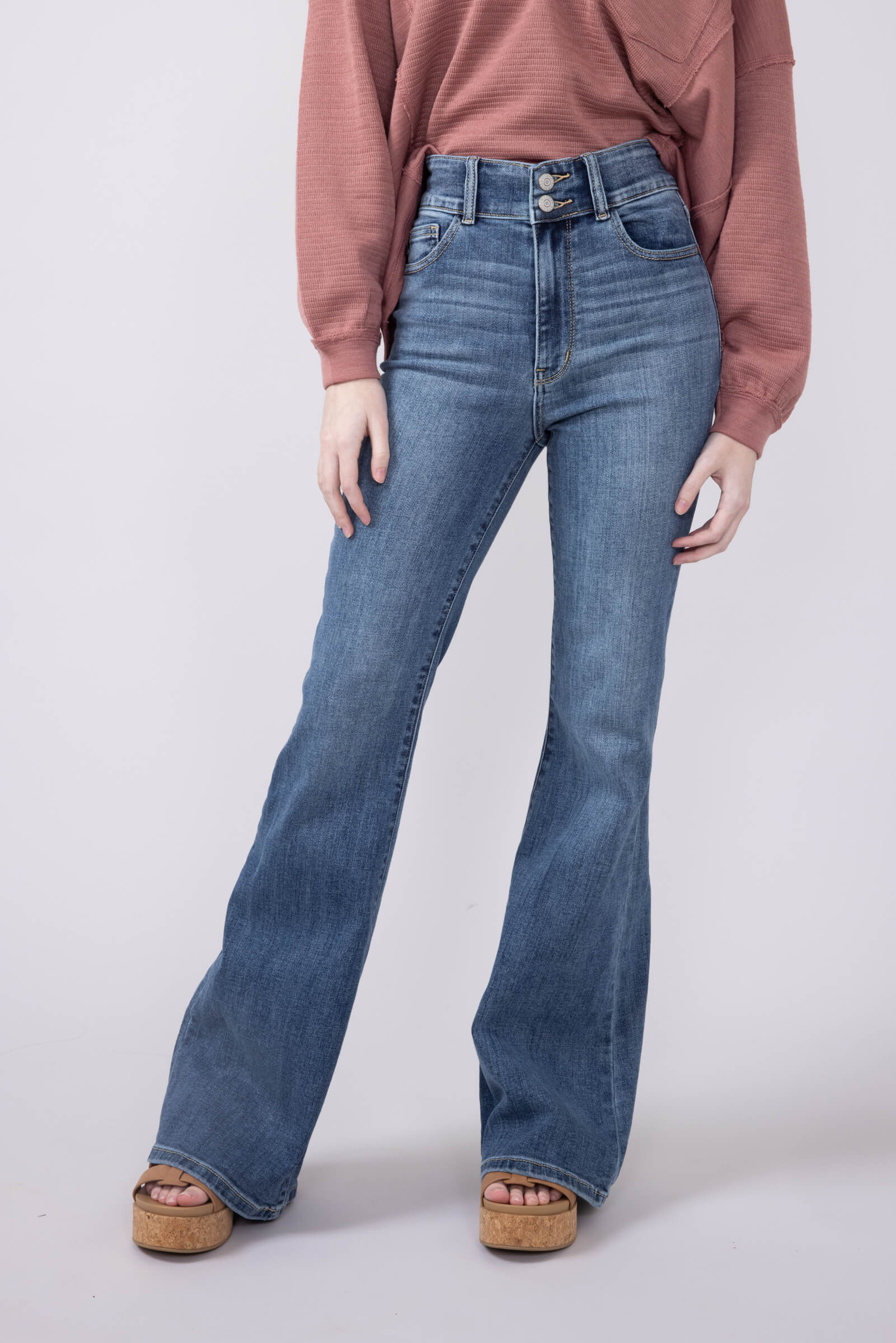 Judy Blue High Rise Flare Jeans for Women