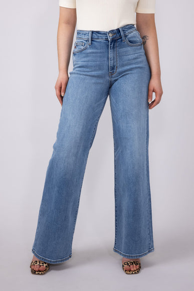 Judy Blue High Rise Vintage Retro Wide Leg Jeans for Women
