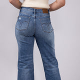 Judy Blue Raw Hem Crop Wide Leg Jeans for Women