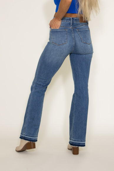 Judy Blue Jeans High Rise Release Hem Slim Bootcut Jeans for Women