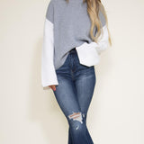 Judy Blue Jeans High Rise Fray Hem Flare Jeans for Women