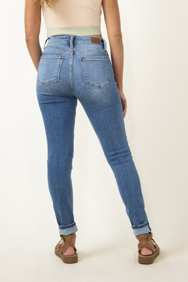 Judy Blue Mid Rise Vintage Skinny Jeans for Women