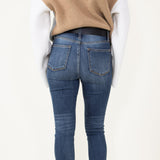 Judy Blue Jeans High Rise Skinny Hem Slit Jeans for Women