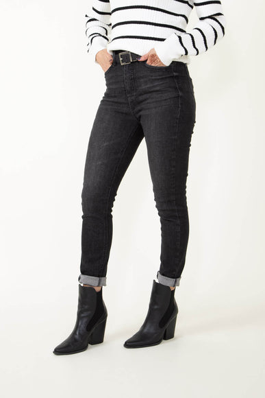 Judy Blue Jeans High Rise Tummy Control Skinny Jeans for Women in Black