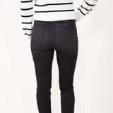 Judy Blue Jeans High Rise Tummy Control Skinny Jeans for Women in Black