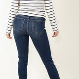 Judy Blue Jeans Mid Rise Vintage Raw Hem Skinny Jeans for Women