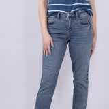 Judy Blue Vintage Mid-Rise Roll Cuff Boyfriend Jeans for Women
