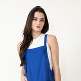 Jumpsuit with Knot Straps for Women in Blue