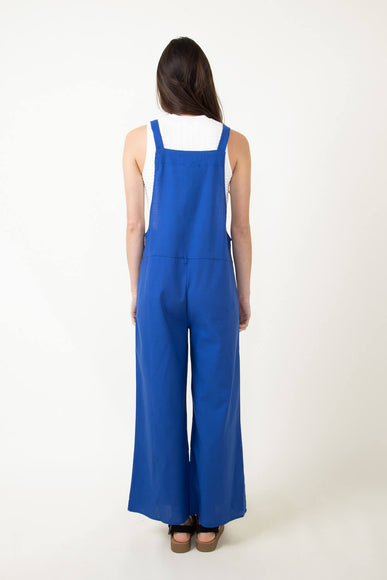 Jumpsuit with Knot Straps for Women in Blue
