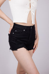 KanCan x Glik’s Best Friend Denim Shorts for Women in Black