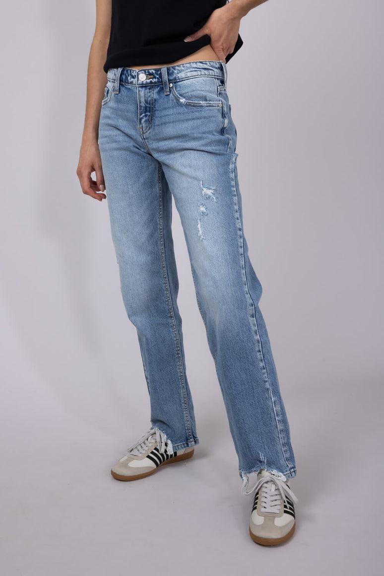 KanCan Molly Straight Jean- Black