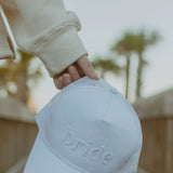 Bride Trucker Hat for Women in White