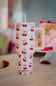 Katydid Cherry Bow 38 oz Tumbler in Pink