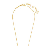 Kendra Scott Ari Heart Gold Pendant Necklace in Dichroic Glass 