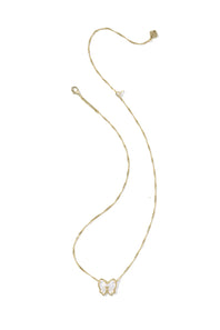 Kendra Scott Haley Bow Short Pendant Necklace in Gold