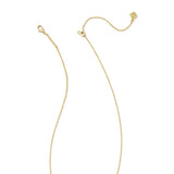 Kendra Scott Daphne Opal Gold Framed Pendant Necklace in Magenta