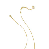 Kendra Scott Elisa Gold Short Pendant Necklace in Multi Drusy