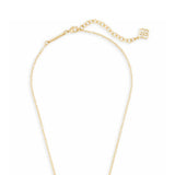 Kendra Scott Elisa Gold Glass Pendant Necklace in London Blue