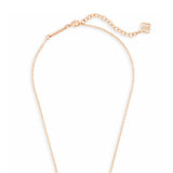 Kendra Scott Elisa Rose Gold Pendant Necklace in Rose Gold Drusy