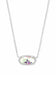 Kendra Scott Elisa Silver Pendant Necklace in Dichroic Glass
