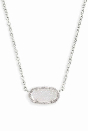 Kendra Scott Elisa Silver Pendant Necklace – Glik's