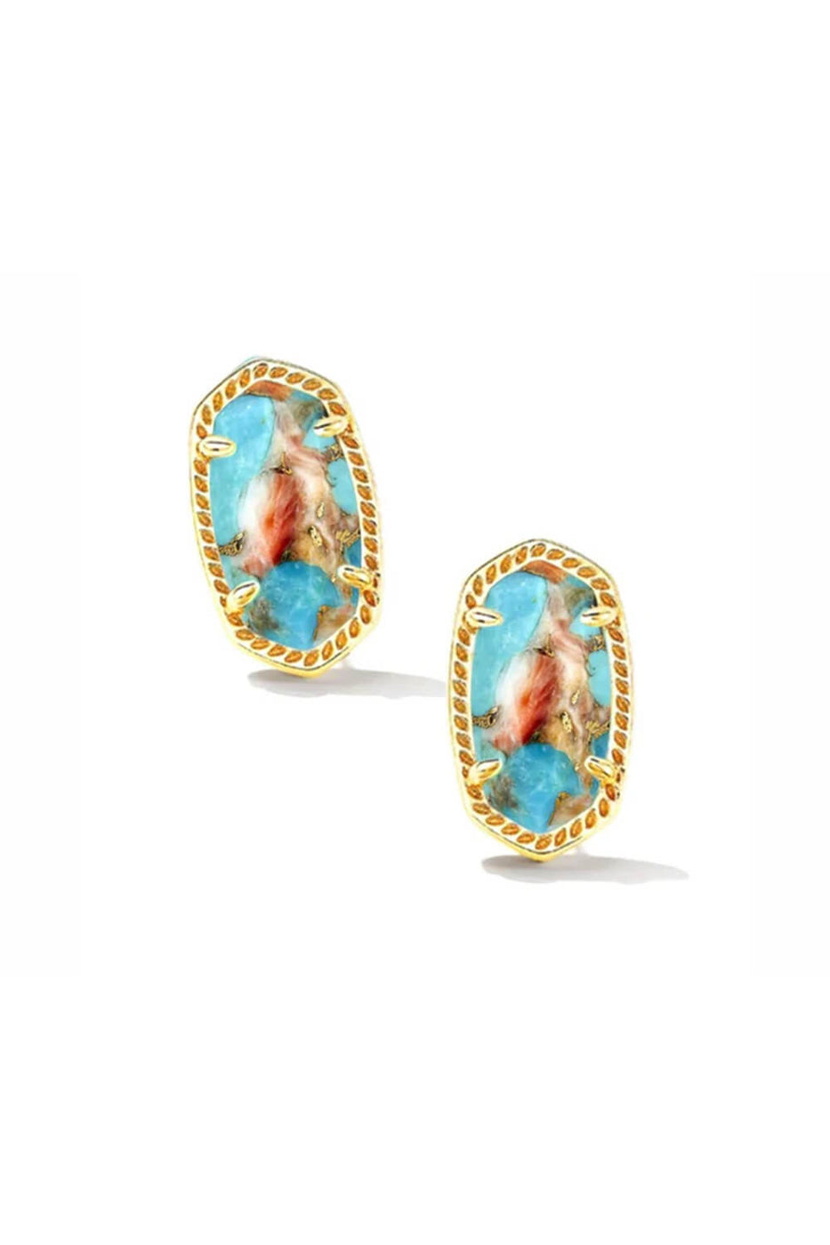 Kendra Scott Ellie Stud Earrings in Gold Multi 9608801825 Glik s