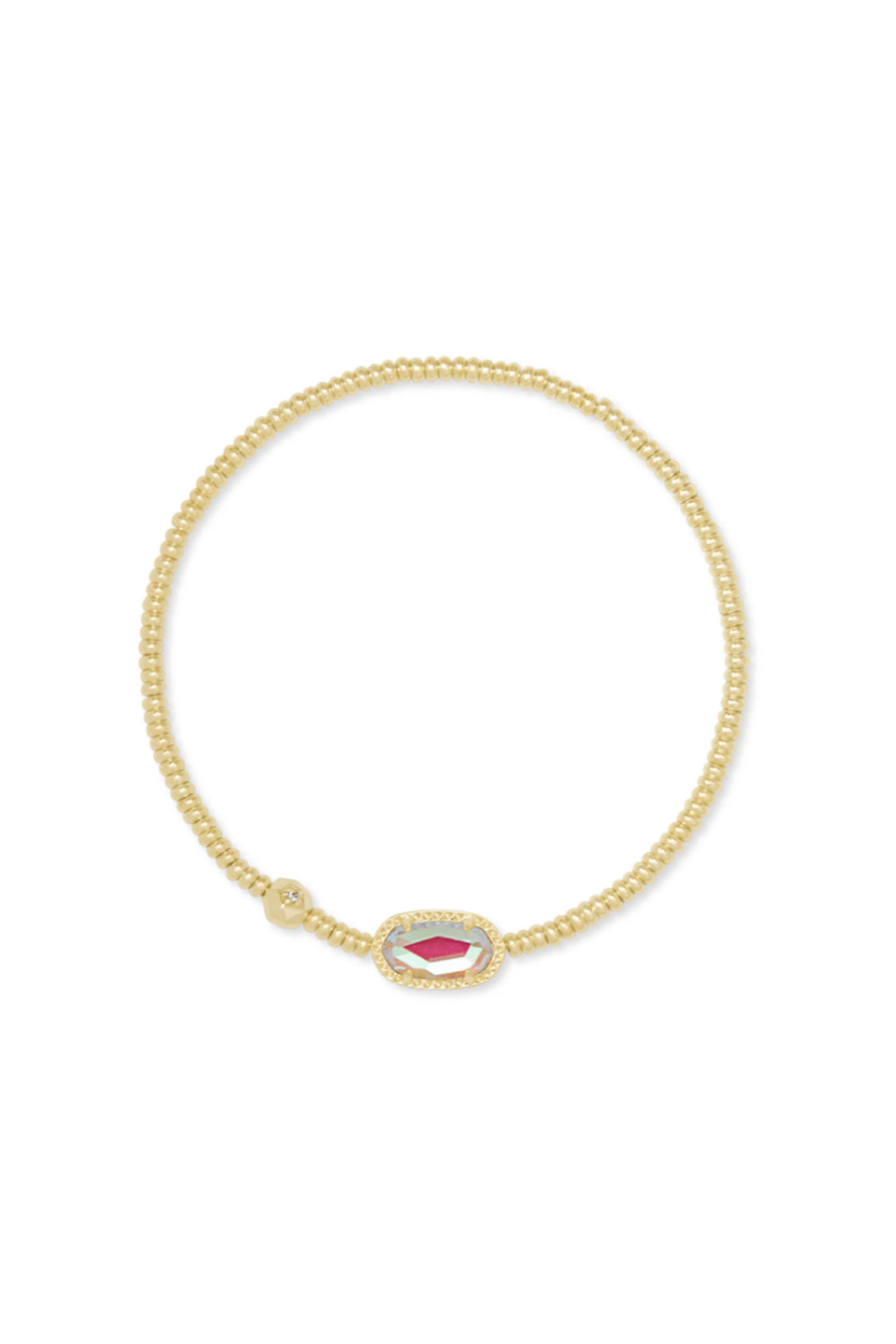Kendra Scott Grayson Stretch Gold Bracelet in Dichroic Glass